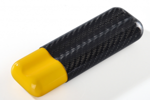 Carbon fiber cigar case logo and color customized