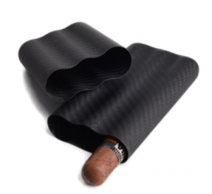 Carbon fiber cigar case logo and color customized