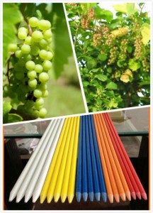 Fiberglass Plant Stakes For Garden Tree Tomato Supporting Fence Post