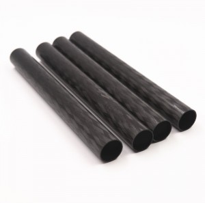 Pullbraided fibra de vidrio / fibra de carbono Tubos