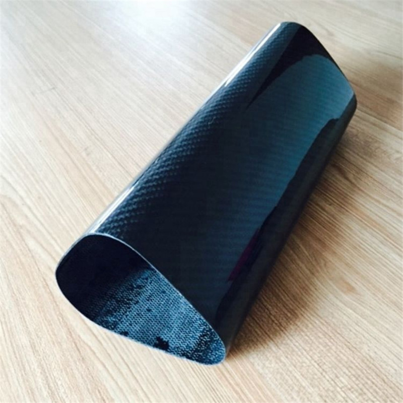 Triangular Carbon Fiiber Tube For Motorcycle Exhaust Pipe