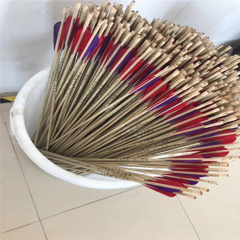 Wood surface carbon fiber shaft bow and arrow for sales