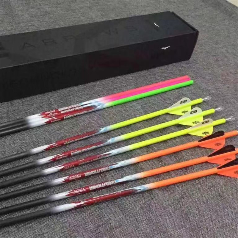 High quality carbon archery bow  carbon arrow shaft   straightness 0.001