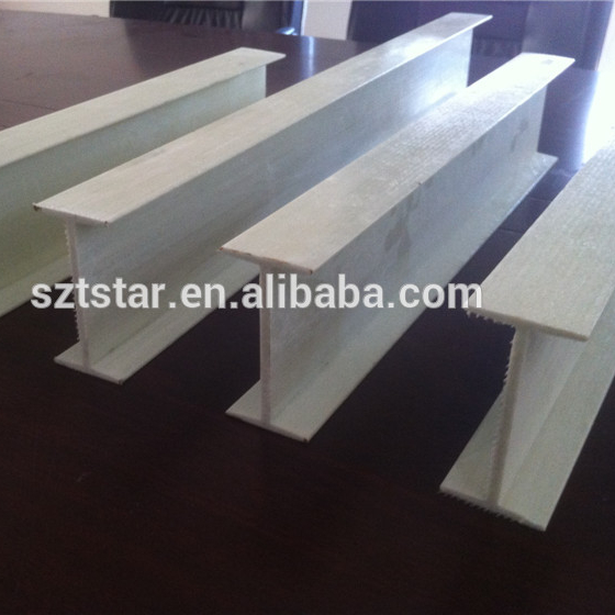 China manufacturer customized fiberglass I / H  beam shaped profiles