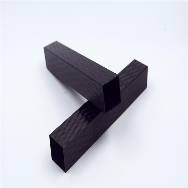 High quality pull braiding carbon fiber Square tube for size 18mm 20mm 25mm 30mm 40mm