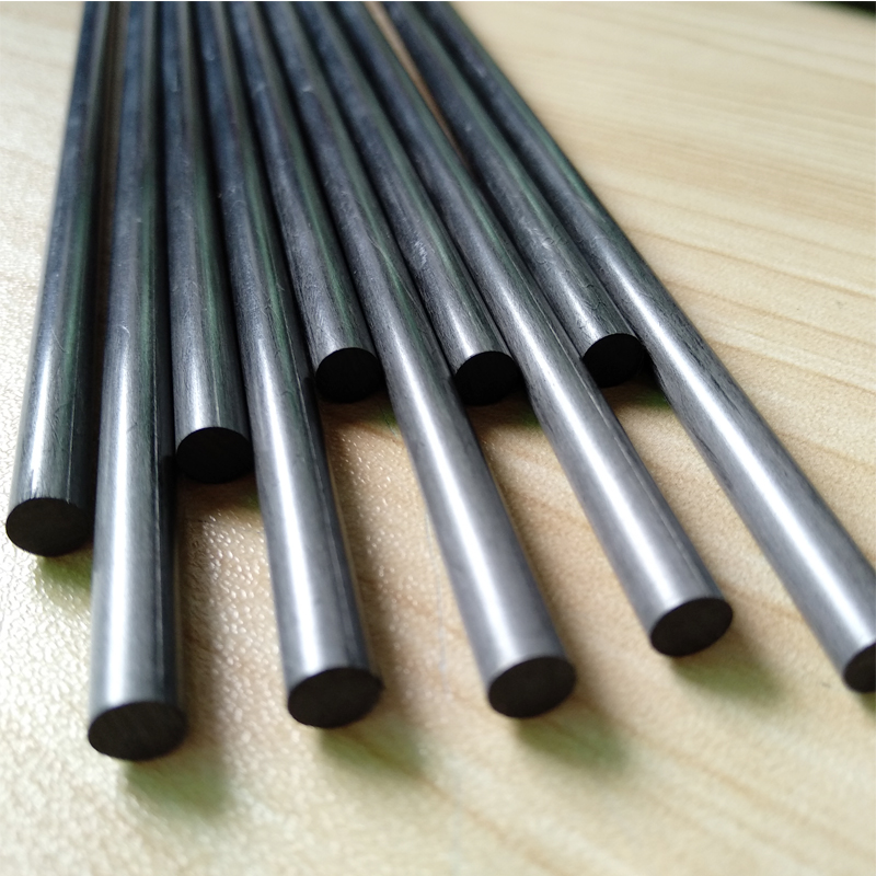 4 mm 4.5mm 5mm 6mm composite solid carbon fiber rods, CF carbon fiber epoxy rod