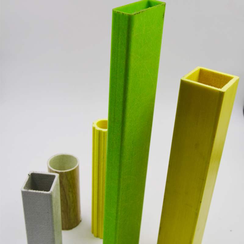 15mm20mm25mm High strength pultruded square glassfiber tube /FRP perpendicular fiber glass pipe tube