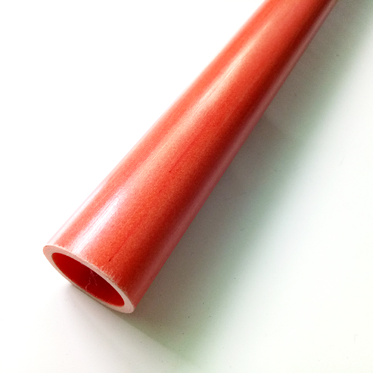 Red Orange Color Fiberglass Tube  for Mop Shovel Bloom Hammer Handle