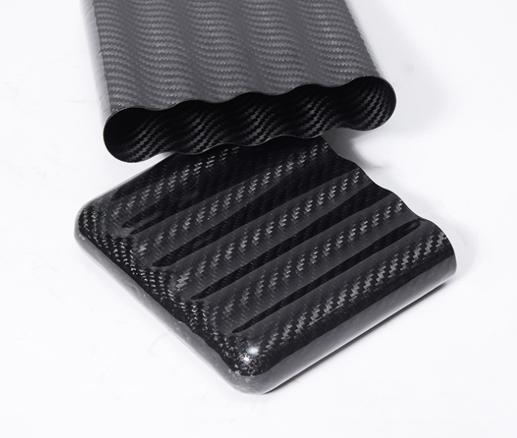 Good leakproofness logo custom 5 pieces pcs carbon fiber cigar box case humidor for brands souvenir gift