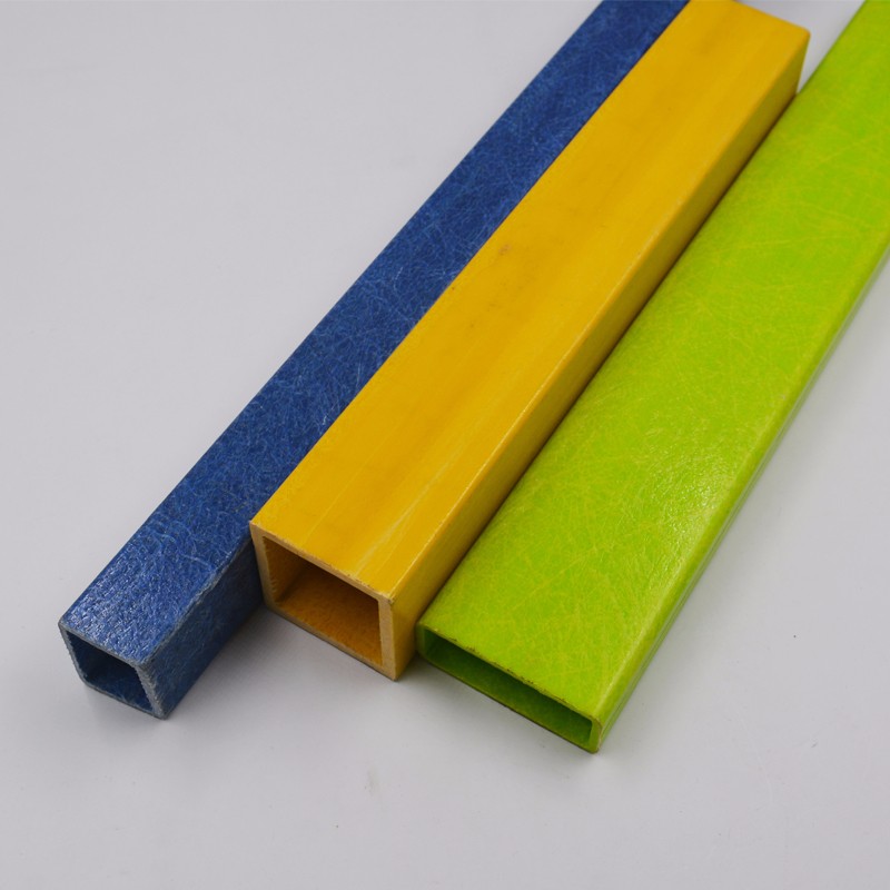 High tensile anti-UV protection composite FRP fiberglass square tube pipe