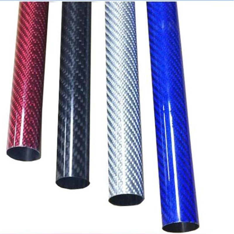 2019 Newest 3K twill  Carbon Tube  Colorful Carbon  Tubing