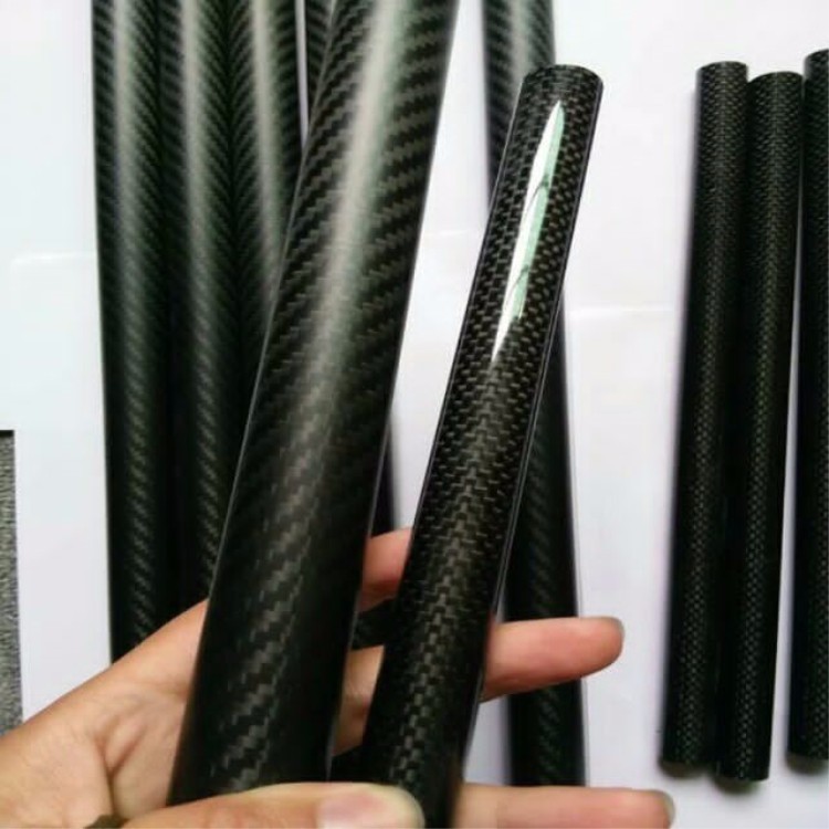 Light weight high strength 100% carbon fiber 3k twill 28mm diameter tube pipe pole