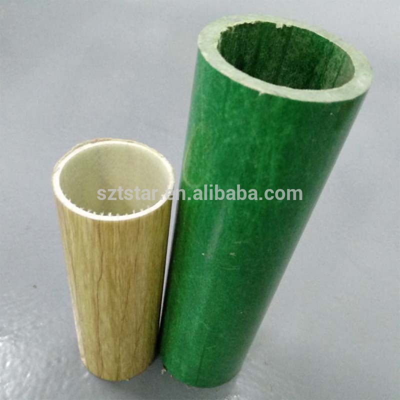 Low price pipe wrap fiberglass mat FRP wood grain glass fiber tube