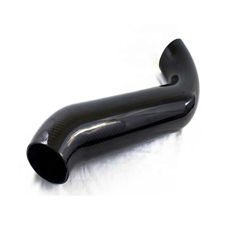 3K Carbon Fiber Elbow Pipe, Air Intake Carbon Fiber Bent Tube