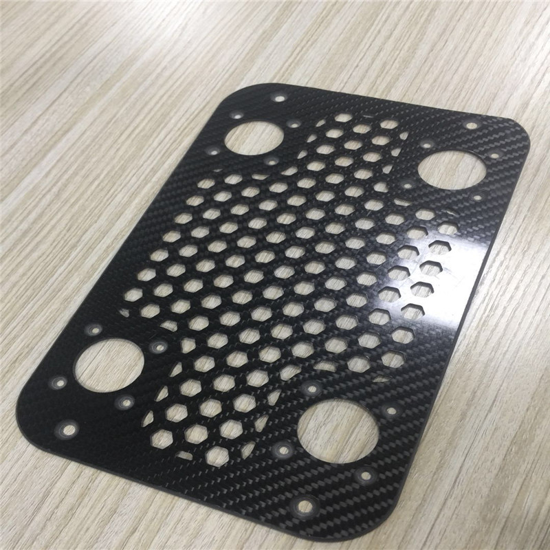 100% 3K Carbon Fiber Panel thickness from 0.3mm to 20mm made by CNC