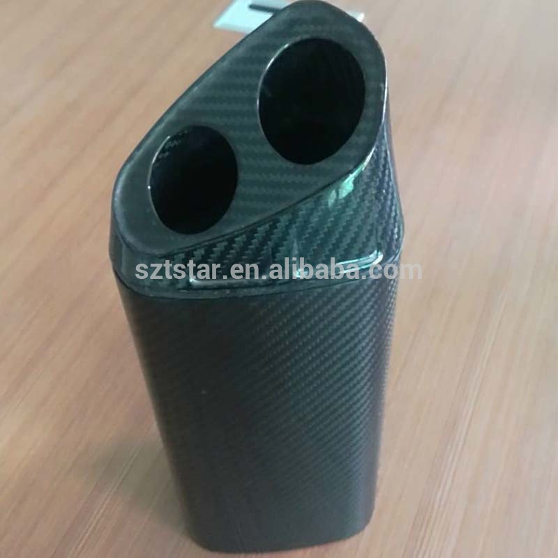 OEM custom Carbon Fiber triangle Exhaust Funnel ,triangle carbon fiber Exhaust tube,pipe