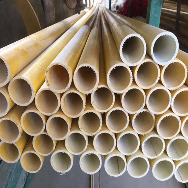 Large size diameter 150mm 180mm 200mm FRP composite fiberglass tube pipe for construction industry