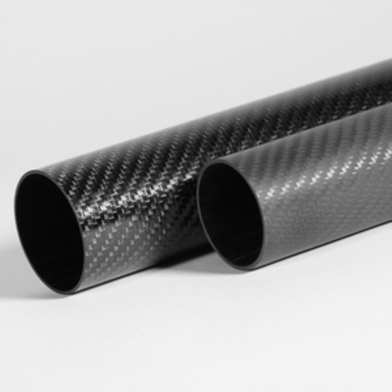 Ultra light 3K twill  matte  100%  carbon fiber tube pipe from China manufactory
