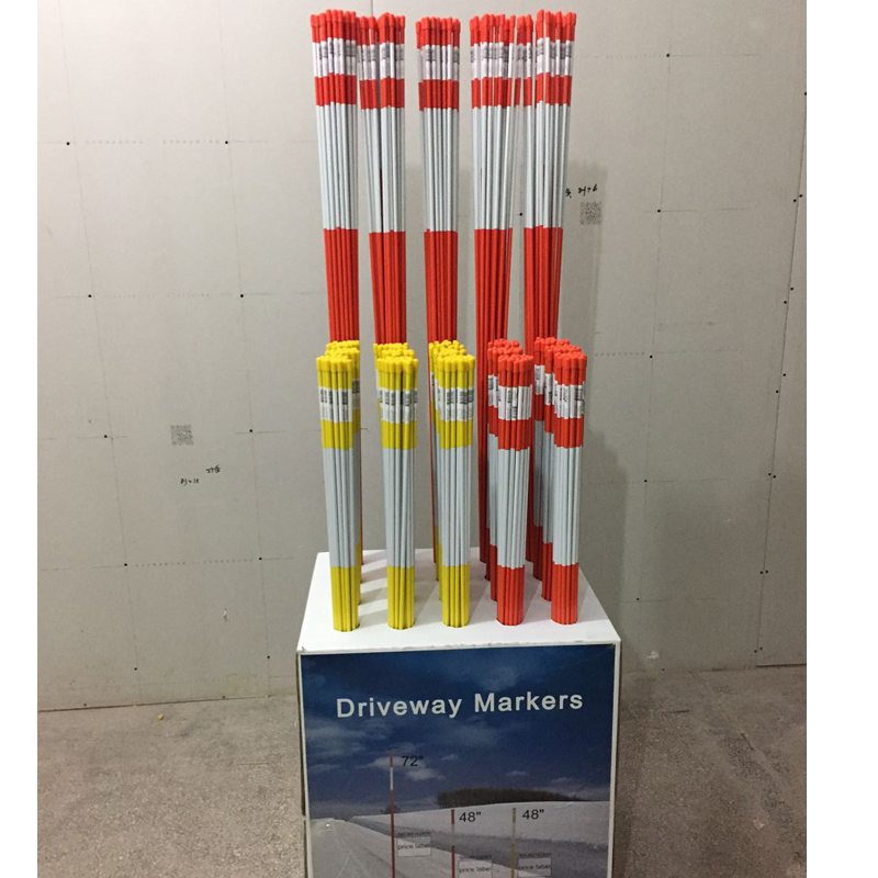 10mm Factory price fiberglass snow stick,Fiber Reinforce Plastic driveway markers