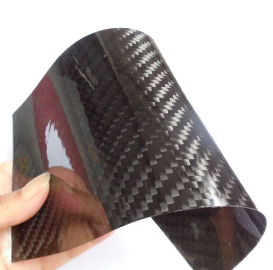 thinnest of 0.2mm 0.3mm 3K weave glossy matte carbon fiber sheet plate