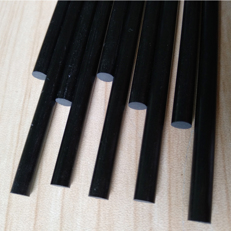 8 pieces Ø 3mm x 500mm Carbon Fiber Solid Rod Round Bar Pin 3 500 mm