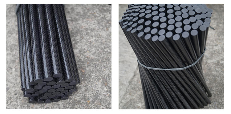 3K Surface Custom Size Carbon Fiber Rod